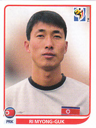 Ri Myong-Guk Korea DPR samolepka Panini World Cup 2010 #507
